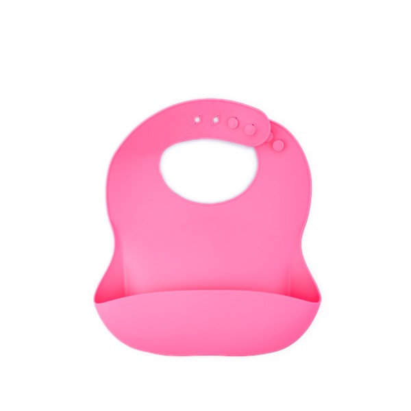 Set diversificare pentru copii - Castron si farfurie fluturas din bambus cu lingurita, cana cu pai si baveta Oaki, roz