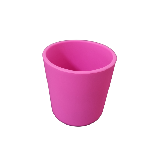Pahar din silicon pentru copii Oaki, 180ml, fucsia