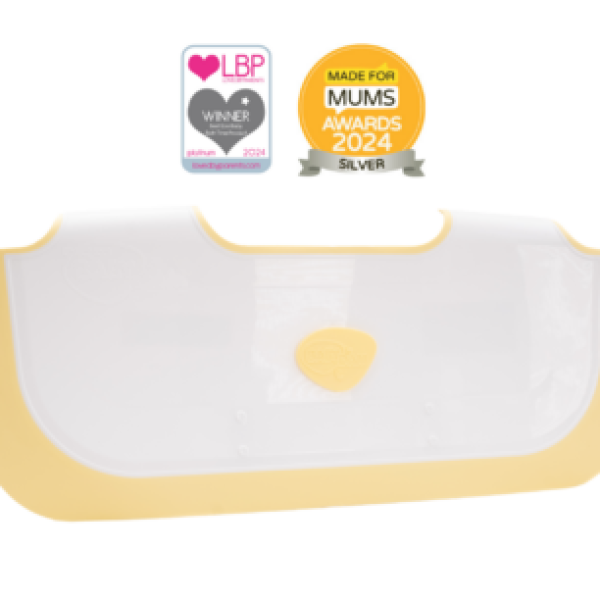 Pachet baie nou-născut BabyDam, Alb/Galben