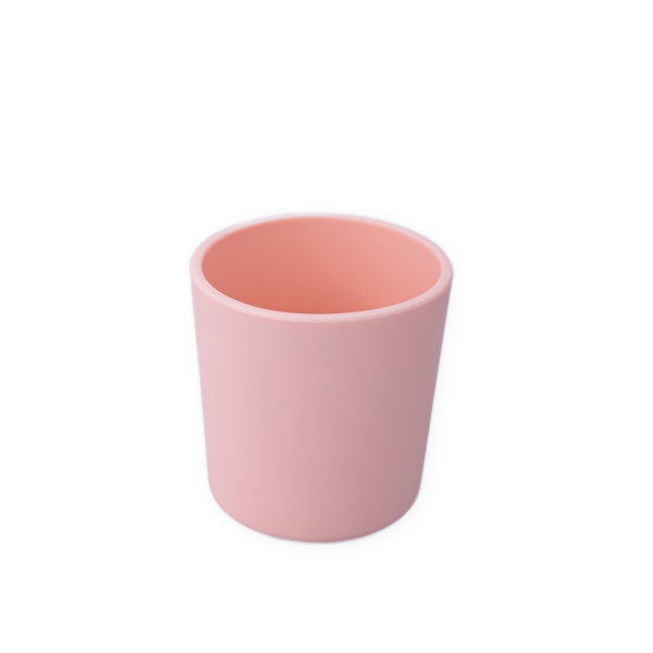 Pahar din silicon pentru copii Oaki, 180ml, roz pal